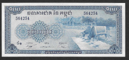 Cambogia - Banconota Non Circolata FDS UNC Da 100 Riels P-13b - 1972 #19 - Cambodia