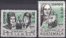 F-EX23423 GUATEMALA MNH 1991 AMERICA UPAEP DISCOVERY SHIP COLUMBUS PINZON BROTHER.  - Cristóbal Colón