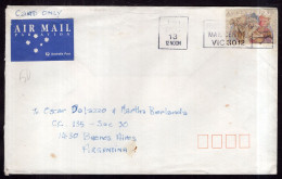 Australia - 1991 - Letter - Sent From Melbourne To Argentina - Caja 1 - Covers & Documents