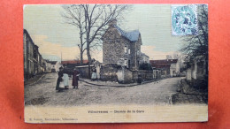 CPA Aspect Toilé (94)  Villecresnes. Chemin De La Gare.  (1Abis.022) - Villecresnes