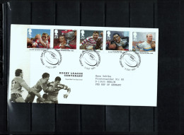 Great Britain 1995 Rugby League Centenary FDC - Rugby