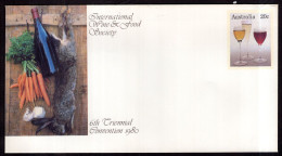 Australia - 1980 - 20 Cents Postage Envelope - 6th Triennal International Wine And Food Society Convention - Oblitérés