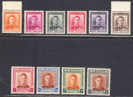 New Zealand 1947 Mint Mounted, Sc# 258-267, SG 680-689 - Nuovi