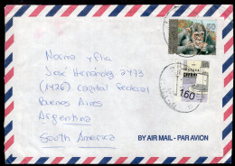 Israel - 1976 - Letter - Air Mail - Sent From Tel Aviv To Argentina - Caja 1 - Lettres & Documents