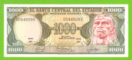 ECUADOR 1000 SUCRES 1979 HH  P-120a UNC - Ecuador