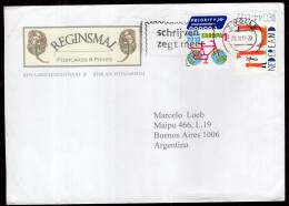 Nederland - 2011 - Letter - Sent To Argentina - Caja 1 - Cartas & Documentos