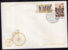 Polska - 1986 - FDC Envelope - Special Postmark - Cycling - Caja 1 - Ciclismo