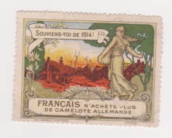 Vignette Militaire - Patriotique - Semeuse - Souviens-toi De 1914 - Vignettes Militaires