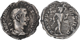 ROME - Denier - ALEXANDRE SEVERE - 227 AD - Mars Portant Haste Et Trophée - RIC.61 - 17-010 - Les Sévères (193 à 235)