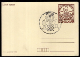 Polska - 1980 - Postal Card - International Chess Tournament Postmark - Caja 1 - Storia Postale