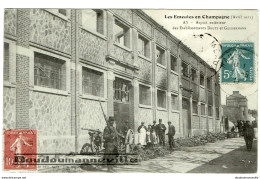 CPA - 51 - AY - Les Emeutes En Champagne ( Avril 1911 ) Aspect Extérieur Des Etablissements DEUTZ Et GELDERMANN - Ay En Champagne