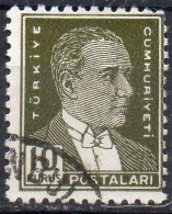 TURQUIE N° 1207 O Y&T 1953-1955 Kemal Atatürk - Used Stamps