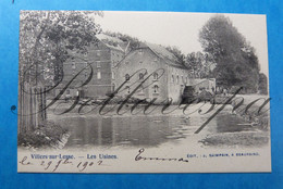 Villers Sur Lesse Les Usines Moulin A Eau Watermolen Fabriek 1902 - Rochefort
