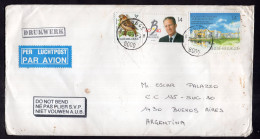 Belgique - 1991 - Letter - Air Mail - Sent From Brugge To Argentina - Caja 1 - Covers & Documents