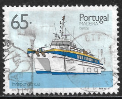 Portugal – 1992 Madeira Boats 65. Used Stamp - Oblitérés