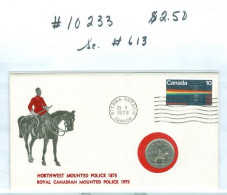 Mounted Police Montée; GRC / RCMP; Gendarmerie; Sc. # 613; Pli Premier Jour / First Day Cover (10233) - Oblitérés