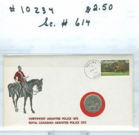 Mounted Police Montée; GRC / RCMP; Gendarmerie; Sc. # 614; Pli Premier Jour / First Day Cover (10234) - Used Stamps