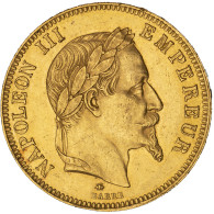 Second-Empire- 100 Francs Napoléon III Tête Laurée 1866 Paris - 100 Francs (oro)