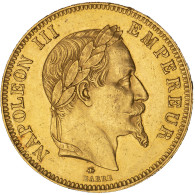 Second-Empire- 100 Francs Napoléon III Tête Laurée 1866 Paris - 100 Francs (goud)