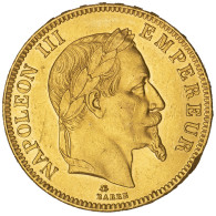 Second-Empire-100 Francs Napoléon III Tête Laurée 1864 Paris - 100 Francs (gold)