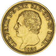 Royaume De Sardaigne-80 Lire Charles Félix 1826 Turin - Piamonte-Sardaigne-Savoie Italiana