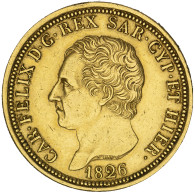 Royaume De Sardaigne-80 Lire Charles Félix 1826 Turin - Piémont-Sardaigne-Savoie Italienne