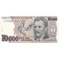 Billet, Brésil, 10,000 Cruzeiros, 1990-1993, 1992, KM:233b, NEUF - Brésil