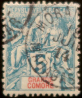 LP3972/67 - 1897 - COLONIES FRANÇAISES - GRANDE COMORE - N°4 Oblitéré - Gebruikt