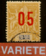 LP3972/78 - 1912 - COLONIES FRANÇAISES - GRANDE COMORE - N°25A Oblitéré >>> Surcharge Espacée - Usados