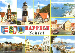 70105307 Kappeln Schlei Kappeln Schlei Hafen Bruecke Kirche Turm X 1970 Ellenber - Kappeln / Schlei