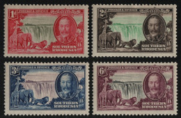 Süd-Rhodesien 1936 - Mi-Nr. 32-35 * - MH - Georg V (II) - Southern Rhodesia (...-1964)