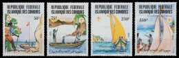 Komoren 1982 - Mi-Nr. 652-655 ** - MNH - Pfadfinder / Scouts - Comores (1975-...)