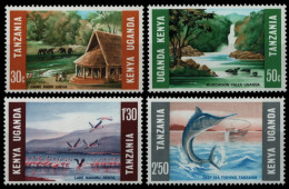 Ostafrikanische Gemeinschaft 1966 - Mi-Nr. 148-151 ** - MNH - Natur-Tourismus - Kenya, Oeganda & Tanzania