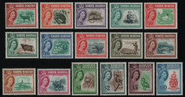 Nordborneo 1961 - Mi-Nr. 313-328 * - MH - Freimarken - Queen Elizabeth (I) - North Borneo (...-1963)