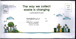 Australia 2023 Waste Collection Postage Paid Letter - Lettres & Documents