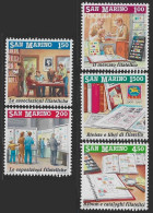 San Marino CEI 1326-30  1991 Philaytely Day, Mint Never Hinged - Unused Stamps