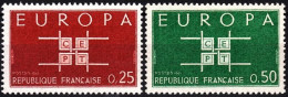 FRANCE 1963 EUROPA. Complete Set, MNH - 1963