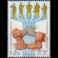 ISRAEL 2010 - Scott# 1826 Veterans Assoc. Set Of 1 MNH - Nuevos (sin Tab)