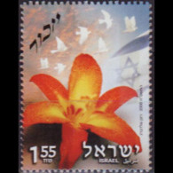 ISRAEL 2008 - Scott# 1725 Memorial Day Set Of 1 MNH - Unused Stamps (without Tabs)