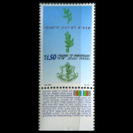 ISRAEL 1990 - Scott# 1058 Hagana 70th.tab Set Of 1 MNH - Ongebruikt (zonder Tabs)