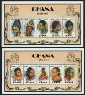 Ghana 1997 - Mi-Nr. 2457-2466 ** - MNH - Traditionelle Frisuren - Ghana (1957-...)