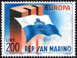 SAN MARINO 1963 EUROPA. Single, MNH - 1963