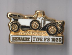 PIN’S THÈME  AUTOMOBILE  RENAULT TYPE FS  1920 SIGNE   CEF  PARIS - Renault