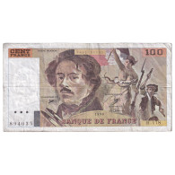 France, 100 Francs, Delacroix, 1990, H.178, TTB, Fayette:69bis.2c, KM:154e - 100 F 1978-1995 ''Delacroix''