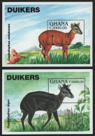 Ghana 1994 - Mi-Nr. Block 261-262 ** - MNH - Wildtiere / Wild Animals - Ghana (1957-...)