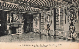 FRANCE - Cheverny - Le Château - La Salle Des Gardes - AP - Carte Postale Ancienne - Cheverny