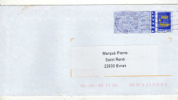 Enveloppe FRANCE Prêt à Poster Lettre 20g Oblitération GRENOBLE SASSENAGE 16/01/2007 - PAP : Bijwerking /Logo Bleu
