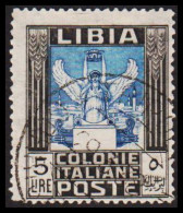 1936. Libia. POSTE ITALIANA COLONIE ITALIANE - POSTE LIBIA 5 LIRE.  (Michel 34) - JF537558 - Libia