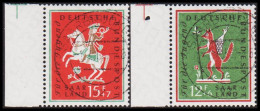 1958. Saar. Jugend, Complete Set With Luxus Cancels (MICHEL 433-434) - JF537693 - Oblitérés