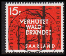 1957. Saar. WALDBRAND. 15 F. Luxus Cancel. (MICHEL 431) - JF537698 - Oblitérés